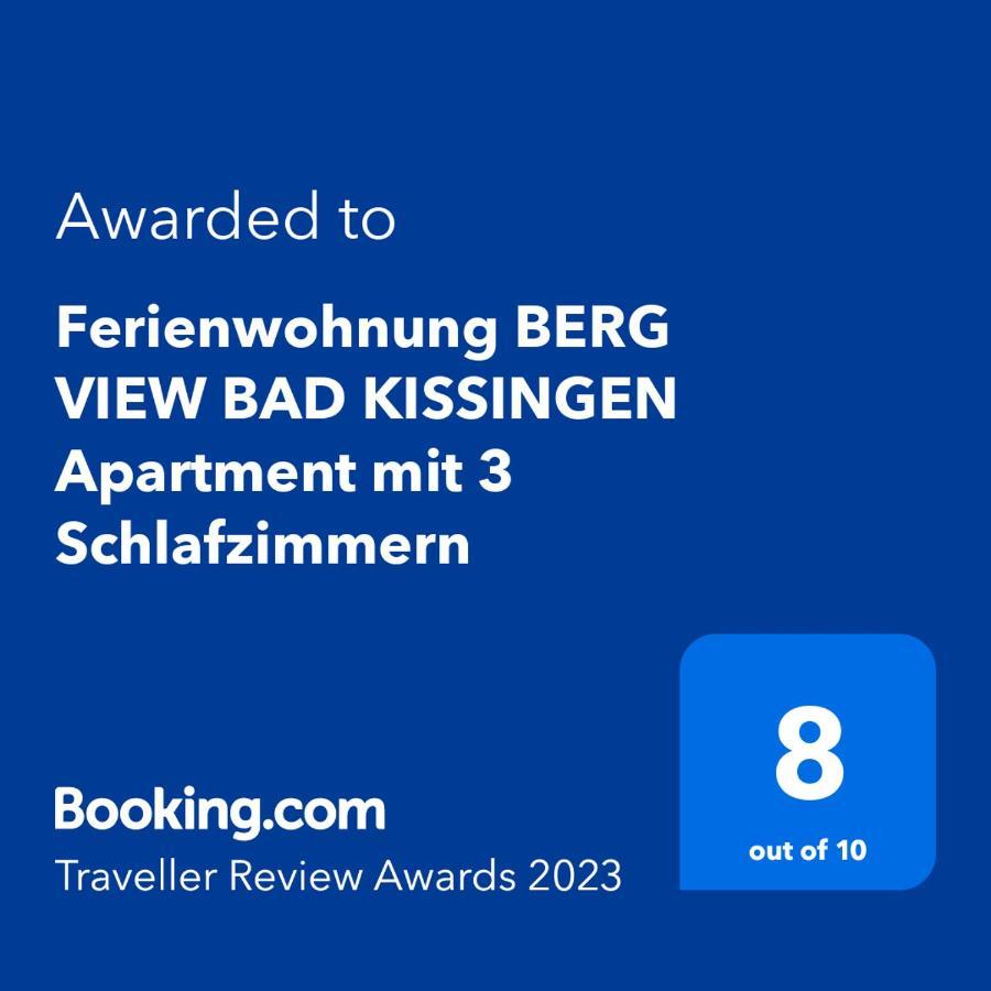 Ferienwohnung Berg View Bad Kissingen Apartment Mit 3 Schlafzimmern Exteriör bild